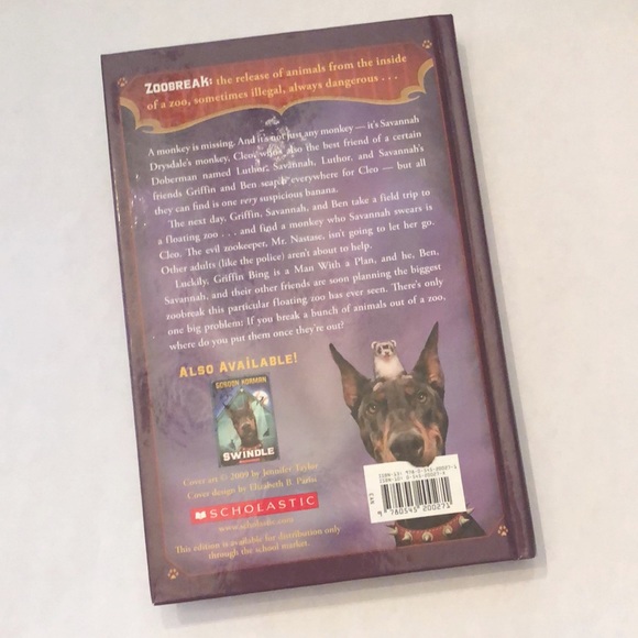 Swindle and Zoobreak Gordon Korman Middle Grade Children’s Adventure Hardcover - Picture 9 of 16